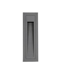 kelvo® STEPART KLV-101-0093 Χωνευτό Φωτιστικό Σκαλοπατιού / Διαδρόμου LED 3W 375lm 45° AC 220-240V Αδιάβροχο IP65 Θερμό Λευκό 2700K – Lumileds SMD Chip & TÜV SÜD Driver – Γκρι Ανθρακί Ματ – Μ6.5 x Π6.5 x Υ21cm / Q5.4 x 18.9cm – 5 Χρόνια Εγγύηση