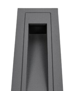 kelvo® STEPART KLV-101-0093 Χωνευτό Φωτιστικό Σκαλοπατιού / Διαδρόμου LED 3W 375lm 45° AC 220-240V Αδιάβροχο IP65 Θερμό Λευκό 2700K – Lumileds SMD Chip & TÜV SÜD Driver – Γκρι Ανθρακί Ματ – Μ6.5 x Π6.5 x Υ21cm / Q5.4 x 18.9cm – 5 Χρόνια Εγγύηση