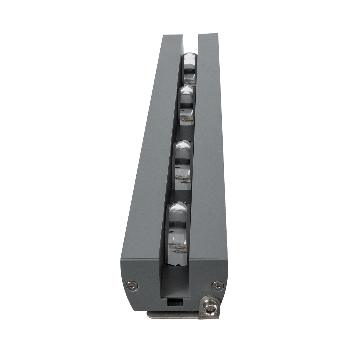 GLOBOSTAR® WINDOWARTE 90722 Φωτιστικό Ανάδειξης Παραθύρων LED 36W 3060lm 8°x180° DC 24V Αδιάβροχο IP67 Ultra Θερμό Λευκό 2200K Dimmable - CREE XPE Chip - Γκρι Ανθρακί - Μ25 x Π7 x Υ4.5cm - 3 Χρόνια Εγγύηση - Image 4