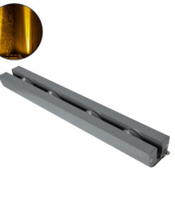 GLOBOSTAR® WINDOWARTE 90723 Φωτιστικό Ανάδειξης Παραθύρων LED 36W 3240lm 8°x180° DC 24V Αδιάβροχο IP67 Θερμό Λευκό 2700K Dimmable - CREE XPE Chip - Γκρι Ανθρακί - Μ50 x Π7 x Υ4.5cm - 3 Χρόνια Εγγύηση