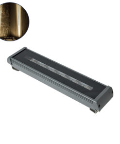 GLOBOSTAR® WINDOWRAFI 90728 Φωτιστικό Ανάδειξης Παραθύρων LED 18W 1710lm 8°x180° DC 24V Αδιάβροχο IP67 Φυσικό Λευκό 4500K Dimmable - CREE XPE Chip - Γκρι Ανθρακί - Μ30.5 x Π6.7 x Υ4.5cm - 3 Χρόνια Εγγύηση