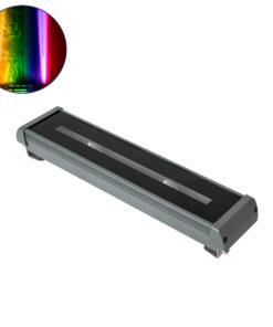 GLOBOSTAR® WINDOWRAFI 90729 Φωτιστικό Ανάδειξης Παραθύρων LED 18W 1440lm 8°x180° DC 24V Αδιάβροχο IP67 Πολύχρωμο RGBW Dimmable DMX512 - CREE XPE Chip - Γκρι Ανθρακί - Μ30.5 x Π6.7 x Υ4.5cm - 3 Χρόνια Εγγύηση