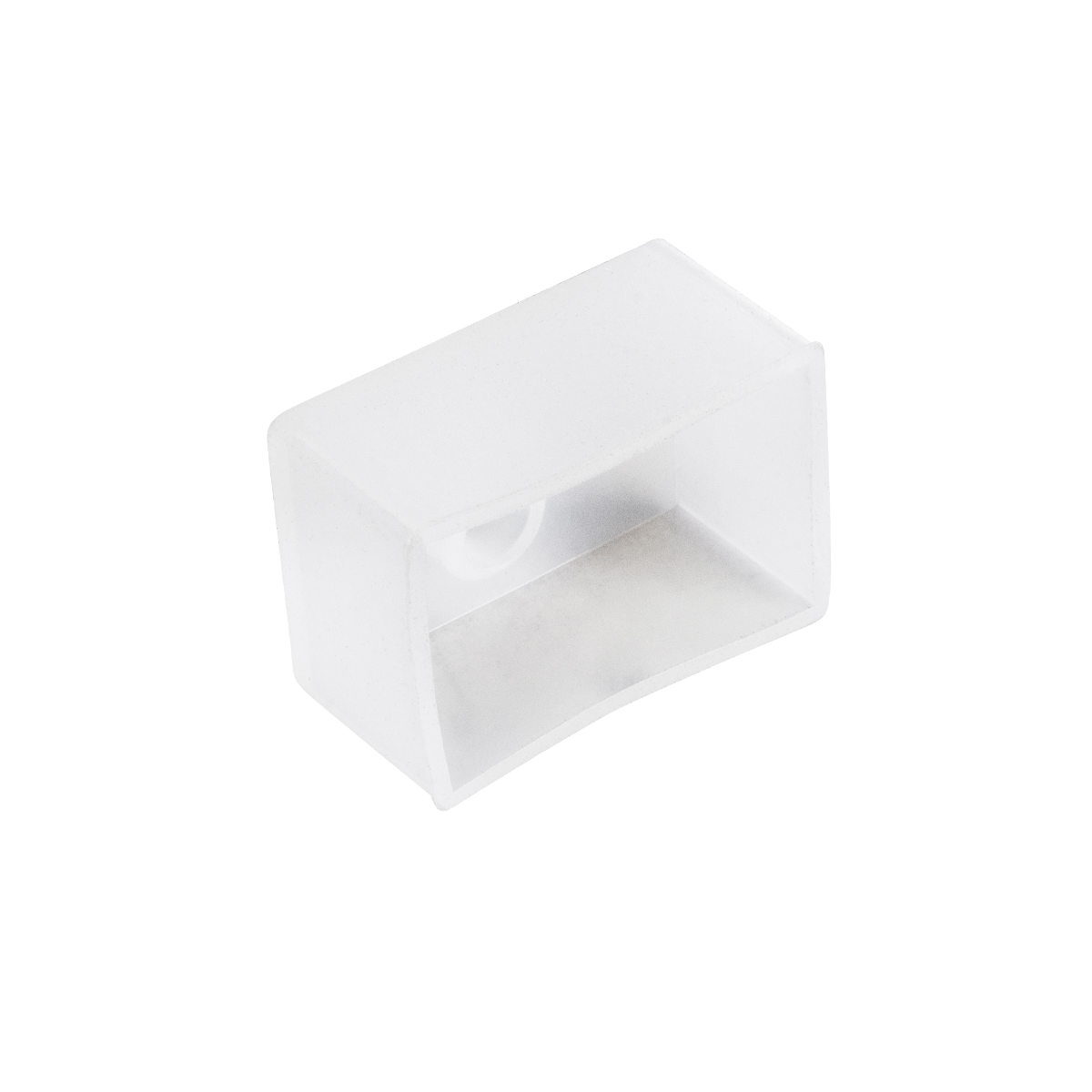 GLOBOSTAR® NEONIO-B 90772 Τάπα Σύνδεσης Τροφοδοσίας για Neon Flex LED Αδιάβροχο IP65 - Διάφανο - Μ2.3 x Π3.2 x Υ2.3cm - Image 3