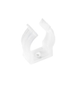 GLOBOSTAR® NEONIO-D 90778 Βάση Στήριξης για Neon Flex LED Αδιάβροχο IP65 - Διάφανο - Μ2.3 x Π2 x Υ2.7cm