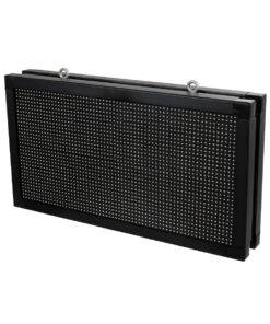 GLOBOSTAR® DISPLAY 90797 Κυλιόμενη Ψηφιακή Επιγραφή 64x32cm P10 Διπλής Όψης LED AC 220-240V Αδιάβροχο IP65 Πράσινο - WiFi Control μέσω FK APP - Αισθητήρας Θερμοκρασίας & Υγρασίας - Μ70 x Π11 x Υ38.5cm - 2 Χρόνια Εγγύηση