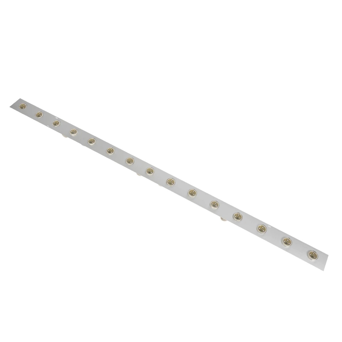 GloboStar® 90829 Μεταλλικο Καλυμμα 1 Μέτρου 15 Τεμαχίων για Ψηφιακή Αλυσίδα Γιρλάντα 20 Σποτ LED με Κωδικό 90140 Ασημί Μ100 x Π4.7 x Υ1cm - Image 3