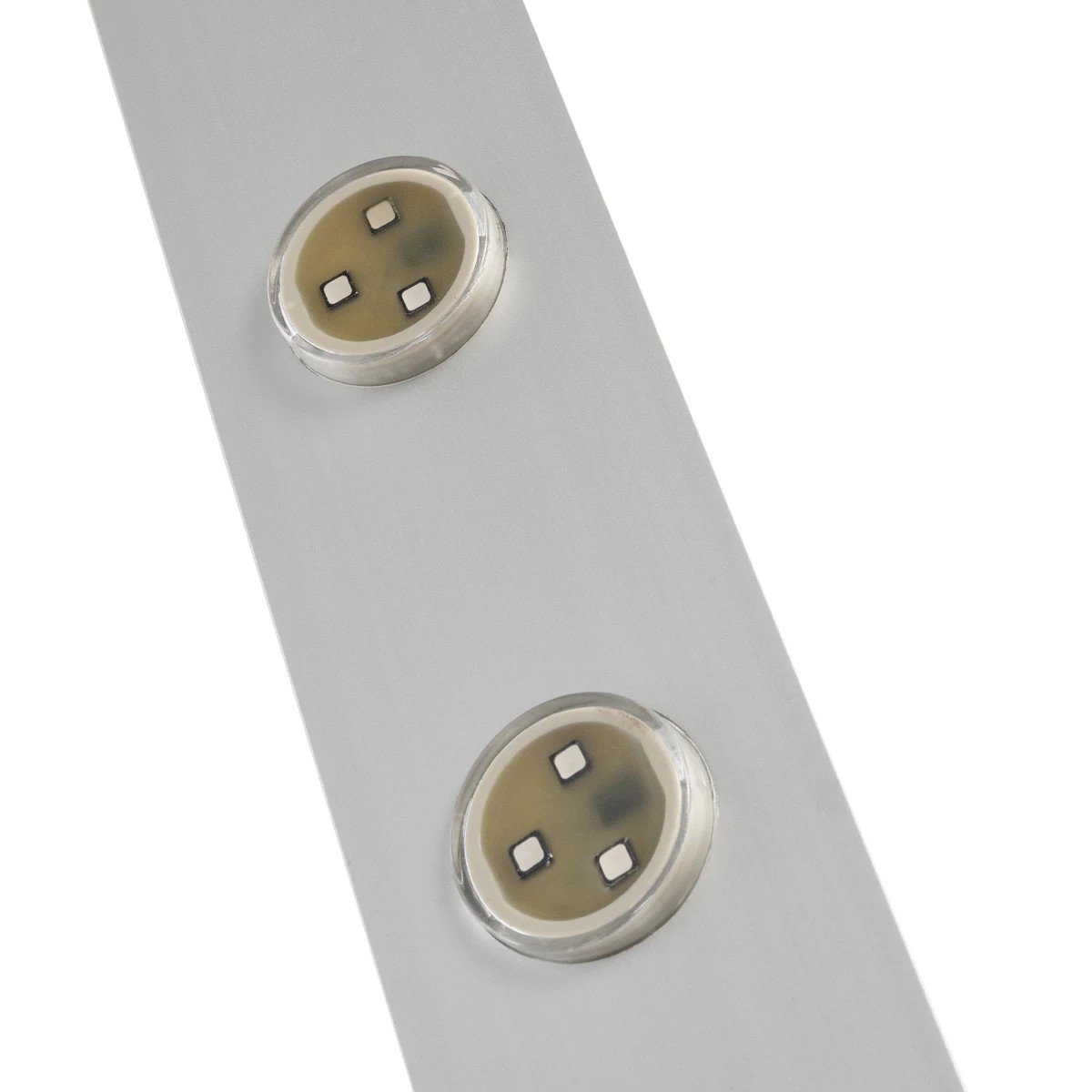 GloboStar® 90829 Μεταλλικο Καλυμμα 1 Μέτρου 15 Τεμαχίων για Ψηφιακή Αλυσίδα Γιρλάντα 20 Σποτ LED με Κωδικό 90140 Ασημί Μ100 x Π4.7 x Υ1cm - Image 8
