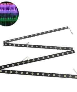 GloboStar® 90830 4 x Digital Pixel Addressable Facade Aluminum Bars - 4 x Ψηφιακές Μπάρες Αλουμινίου Πρόσοψης Κτιρίων LED SMD 3535 45W 60LED 60PIXEL SPI/TTL Protocol IC UCS512B 2700lm 120° DC 12V IP67 RGB - Μαύρο Σώμα - Μ400 x Π4.5 x Υ3.6cm - 4 Μπάρες