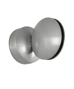 GLOBOSTAR® SEPTUM 93067 Μοντέρνο Φωτιστικό Τοίχου - Απλίκα LED 9W 1150lm 1° AC 220-240V IP44 Μπλε - CREE XPE Chip & TÜV SÜD Driver - Γκρι Ανθρακί Ματ - Μ12 x Π11 x Υ17cm - 5 Χρόνια Εγγύηση