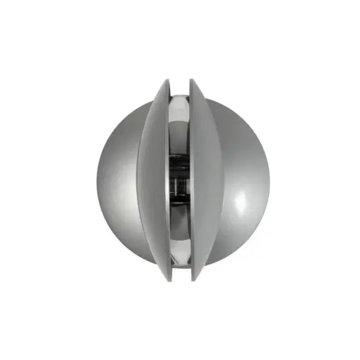 GLOBOSTAR® SEPTUM 93067 Μοντέρνο Φωτιστικό Τοίχου - Απλίκα LED 9W 1150lm 1° AC 220-240V IP44 Μπλε - CREE XPE Chip & TÜV SÜD Driver - Γκρι Ανθρακί Ματ - Μ12 x Π11 x Υ17cm - 5 Χρόνια Εγγύηση - Image 3