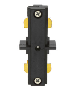 GloboStar S-40046 Διφασικός Connector 3 Καλωδίων Συνδεσμολογίας Γιώτα (Ι) για Μαύρη Ράγα Οροφής