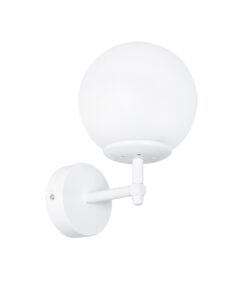Alternative view of GLOBOSTAR® DALPH 203-0030 Vintage Φωτιστικό Τοίχου - Απλίκα με Ντουί 1 x E27 AC 220-240V IP20 - Λευκό - M18 x Π15 x Υ23cm