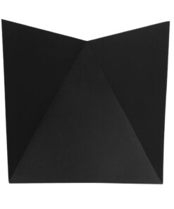 GLOBOSTAR® STEALTH 96506 Μοντέρνο Φωτιστικό Τοίχου - Απλίκα LED 10W 1200lm 60° AC 220-240V Αδιάβροχο IP65 Ψυχρό Λευκό 6000K - Bridgelux COB Chip & TÜV SÜD Driver - Μαύρο Ματ - Μ17 x Π7.5 x Υ17cm - 5 Χρόνια Εγγύηση