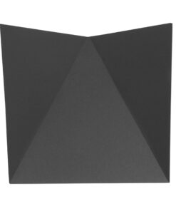 GLOBOSTAR® STEALTH 96509 Μοντέρνο Φωτιστικό Τοίχου - Απλίκα LED 10W 1200lm 60° AC 220-240V Αδιάβροχο IP65 Ψυχρό Λευκό 6000K - Bridgelux COB Chip & TÜV SÜD Driver - Γκρι Ανθρακί Ματ - Μ17 x Π7.5 x Υ17cm - 5 Χρόνια Εγγύηση