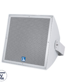 GloboStar® FDB LT215T 98010 Facilities Speaker - Παθητικό Ηχείο Εγκαταστάσεων Επιτοίχιο με Μετασχηματιστή 100V & 8Ω - 400W RMS (1600W Peak) - 1 x 15" Inches LF & 1 x 1.4" Inches HF - Αδιάβροχο IP56 - Λευκό - Μ49.9 x Π52 x Υ50cm