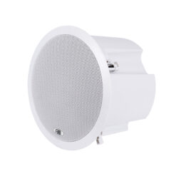 GLOBOSTAR® FDB C800T 98013 Χωνευτό Παθητικό Ηχείο Εγκαταστάσεων με Μετασχηματιστή 100V & 8Ω - 50W RMS (100W Peak) - 1 x 8" Inches LF & 1 x 1" Inches HF - IP20 - Λευκό - Μ28 x Π28 x Υ19.1cm / Q24.5 x 17.7cm - 2 Χρόνια Εγγύηση