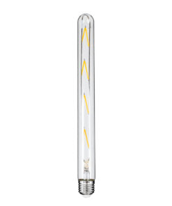 Alternative view of GLOBOSTAR® TUBIS 99020 Λάμπα Σωλήνας E27 T30 LED 8W 800lm 360° AC 220-240V IP20 Θερμό Λευκό 2700K Dimmable - Long Filament Chip - Διάφανο - Μ3 x Π3 x Υ30cm - 3 Χρόνια Εγγύηση