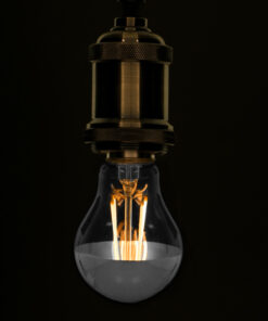 Alternative view of GLOBOSTAR® GLOBE 99103 Λάμπα E27 A60 LED 8W 880lm 320° AC 220-240V IP20 Θερμό Λευκό 2700K Dimmable - Filament Chip - Διάφανο με Ανεστραμμένο Καθρέπτη Νίκελ Χρωμίο - Μ6 x Π6 x Υ11cm - 3 Χρόνια Εγγύηση