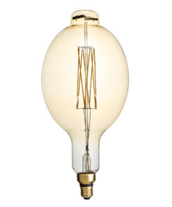 GLOBOSTAR® MANGOS 99166 Λάμπα E27 BT180 LED 8W 720lm 360° AC 220-240V IP20 Ultra Θερμό Λευκό 2200K Dimmable – Long Filament Chip – Μελί – Μ18 x Π18 x Υ39cm – 3 Χρόνια Εγγύηση