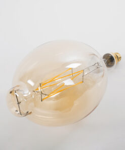 GLOBOSTAR® MANGOS 99166 Λάμπα E27 BT180 LED 8W 720lm 360° AC 220-240V IP20 Ultra Θερμό Λευκό 2200K Dimmable – Long Filament Chip – Μελί – Μ18 x Π18 x Υ39cm – 3 Χρόνια Εγγύηση