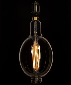 GLOBOSTAR® MANGOS 99166 Λάμπα E27 BT180 LED 8W 720lm 360° AC 220-240V IP20 Ultra Θερμό Λευκό 2200K Dimmable – Long Filament Chip – Μελί – Μ18 x Π18 x Υ39cm – 3 Χρόνια Εγγύηση