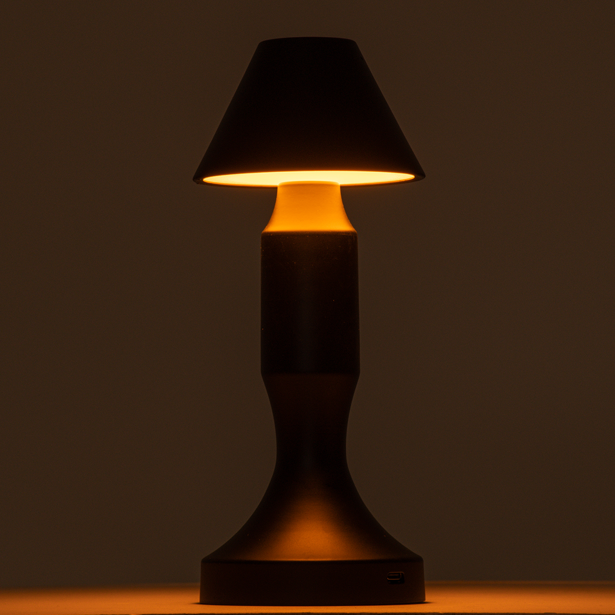 GloboStar® LUNNA 76478 Επαναφορτιζόμενο Επιτραπέζιο Φωτιστικό Πορτατίφ LED 1.5W 105lm 120° DC 5V IP44 CCT Ultra Θερμό 1500K - Φυσικό Λευκό 4500K - Ψυχρό Λευκό 6000K Dimmable Ασημί Πλαστικό - Μ9 x Π9 x Υ23cm - 2 Χρόνια Εγγύηση - Image 9