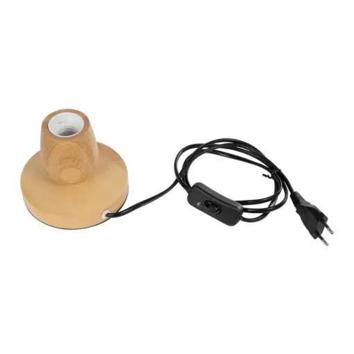GLOBOSTAR® ROUND 99402 Μοντέρνο Επιτραπέζιο Φωτιστικό Πορτατίφ με Ντουί 1 x E27 AC 220-240V IP20 - Μπεζ - M12 x Π12 x Υ10cm - Image 6