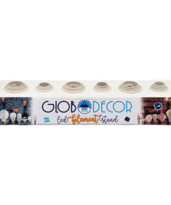 GloboStar® 99800 Stand Δειγματισμού Λαμπτήρων LED με 3 x E14 & 3 x E27 Ντουί με Καλώδιο 1,3 Μέτρα Διακόπτη On / Off GloboDecor