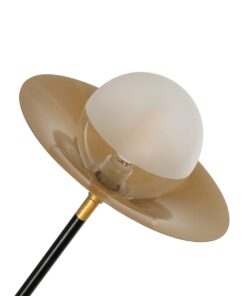GLOBOSTAR® JOLIET 999-0043 Μοντέρνο Φωτιστικό Οροφής με Ντουί 2 x G9 AC 220-240V IP20 – Μαύρο & Χρυσό – Μ93 x Π20 x Υ106cm