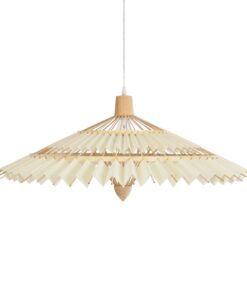 GLOBOSTAR® VENTALIA 999-0066 Boho Κρεμαστό Φωτιστικό Οροφής με Ντουί 1 x E27 AC 220-240V IP20 – Μπεζ – Μ83 x Π83 x Υ36cm