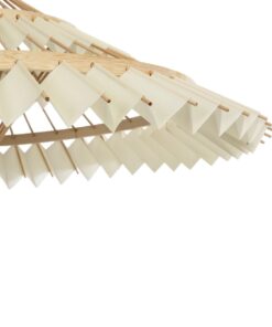 GLOBOSTAR® VENTALIA 999-0067 Boho Κρεμαστό Φωτιστικό Οροφής με Ντουί 1 x E27 AC 220-240V IP20 – Μπεζ – Μ60 x Π60 x Υ30cm