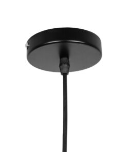GLOBOSTAR® ALDO 999-0096 Vintage Κρεμαστό Φωτιστικό Οροφής με Ντουί 1 x E27 AC 220-240V IP20 – Μαύρο – Μ15 x Π15 x Υ24cm