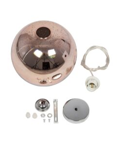 GLOBOSTAR® JUPITER 999-0146 Μοντέρνο Κρεμαστό Φωτιστικό Οροφής με Ντουί 1 x E27 AC 220-240V IP20 – Πολύχρωμο – Μ25 x Π25 x Υ26cm