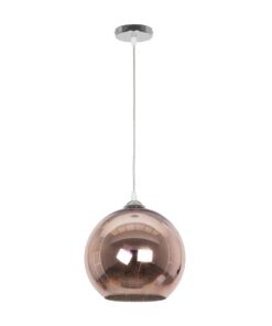 GLOBOSTAR® JUPITER 999-0146 Μοντέρνο Κρεμαστό Φωτιστικό Οροφής με Ντουί 1 x E27 AC 220-240V IP20 – Πολύχρωμο – Μ25 x Π25 x Υ26cm