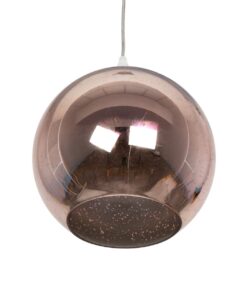 GLOBOSTAR® JUPITER 999-0146 Μοντέρνο Κρεμαστό Φωτιστικό Οροφής με Ντουί 1 x E27 AC 220-240V IP20 – Πολύχρωμο – Μ25 x Π25 x Υ26cm