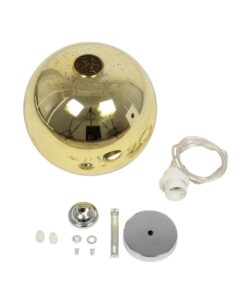 GLOBOSTAR® SATURN 999-0147 Μοντέρνο Κρεμαστό Φωτιστικό Οροφής με Ντουί 1 x E27 AC 220-240V IP20 – Πολύχρωμο – Μ25 x Π25 x Υ22cm