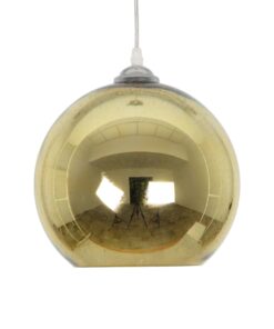 GLOBOSTAR® SATURN 999-0147 Μοντέρνο Κρεμαστό Φωτιστικό Οροφής με Ντουί 1 x E27 AC 220-240V IP20 – Πολύχρωμο – Μ25 x Π25 x Υ22cm