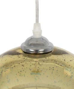 GLOBOSTAR® SATURN 999-0147 Μοντέρνο Κρεμαστό Φωτιστικό Οροφής με Ντουί 1 x E27 AC 220-240V IP20 – Πολύχρωμο – Μ25 x Π25 x Υ22cm