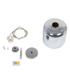 GLOBOSTAR® NEPTUNE 999-0149 Μοντέρνο Κρεμαστό Φωτιστικό Οροφής με Ντουί 1 x E27 AC 220-240V IP20 – Πολύχρωμο – Μ18 x Π18 x Υ25cm