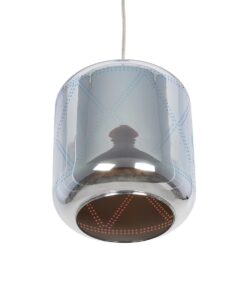 GLOBOSTAR® NEPTUNE 999-0149 Μοντέρνο Κρεμαστό Φωτιστικό Οροφής με Ντουί 1 x E27 AC 220-240V IP20 – Πολύχρωμο – Μ18 x Π18 x Υ25cm