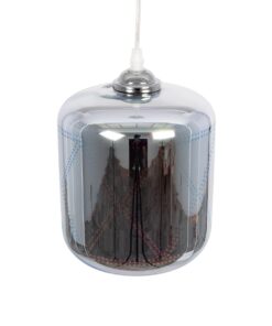 GLOBOSTAR® NEPTUNE 999-0149 Μοντέρνο Κρεμαστό Φωτιστικό Οροφής με Ντουί 1 x E27 AC 220-240V IP20 – Πολύχρωμο – Μ18 x Π18 x Υ25cm