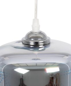 GLOBOSTAR® NEPTUNE 999-0149 Μοντέρνο Κρεμαστό Φωτιστικό Οροφής με Ντουί 1 x E27 AC 220-240V IP20 – Πολύχρωμο – Μ18 x Π18 x Υ25cm