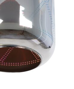 GLOBOSTAR® NEPTUNE 999-0149 Μοντέρνο Κρεμαστό Φωτιστικό Οροφής με Ντουί 1 x E27 AC 220-240V IP20 – Πολύχρωμο – Μ18 x Π18 x Υ25cm