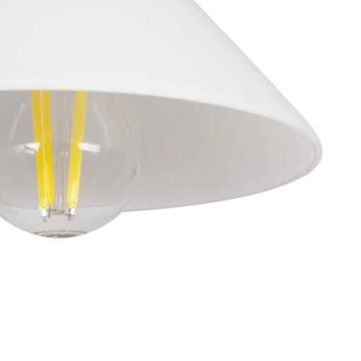 GLOBOSTAR® ALESSIA 999-0178 Μοντέρνο Φωτιστικό Τοίχου – Απλίκα με Ντουί 1 x E27 AC 220-240V IP20 – Μπεζ & Λευκό – Μ18 x Π26 x Υ29cm