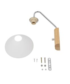 GLOBOSTAR® ALESSIA 999-0179 Μοντέρνο Φωτιστικό Τοίχου – Απλίκα με Ντουί 1 x E27 AC 220-240V IP20 – Μπεζ & Ασημί – Μ18 x Π26 x Υ29cm