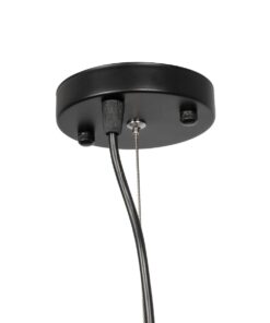 GLOBOSTAR® CUBE 999-0215 Μοντέρνο Κρεμαστό Φωτιστικό Οροφής με Ντουί 1 x E27 AC 220-240V IP20 – Μαύρο – Μ70 x Π70 x Υ87cm