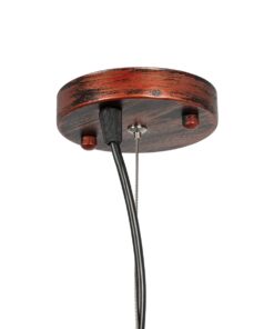 GLOBOSTAR® CUBE 999-0216 Μοντέρνο Κρεμαστό Φωτιστικό Οροφής με Ντουί 1 x E27 AC 220-240V IP20 – Χάλκινο – Μ70 x Π70 x Υ87cm