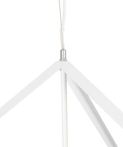 GLOBOSTAR® CUBE 999-0217 Μοντέρνο Κρεμαστό Φωτιστικό Οροφής με Ντουί 1 x E27 AC 220-240V IP20 – Λευκό – Μ70 x Π70 x Y87cm