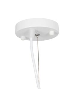 GLOBOSTAR® CUBE 999-0217 Μοντέρνο Κρεμαστό Φωτιστικό Οροφής με Ντουί 1 x E27 AC 220-240V IP20 – Λευκό – Μ70 x Π70 x Y87cm
