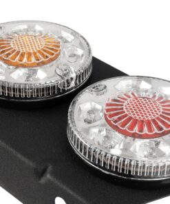 GLOBOSTAR® TAILIGHT 999-0251 Πίσω Φανάρι Οχημάτων LED 9W 360lm 180° DC 24V Αδιάβροχο IP66 Πορτοκαλί & Κόκκινο & Ψυχρό Λευκό 6000K – Μ18.5 x Π5 x Υ10cm – Πακέτο 2 Τεμαχίων – 1 Χρόνο Εγγύηση